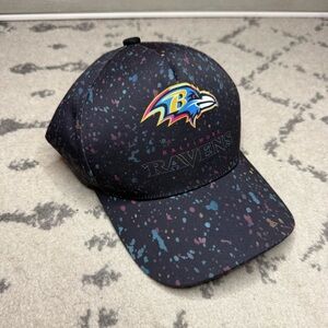 NEW BALTIMORE RAVENS Paint Splatter Baseball Cap Hat
